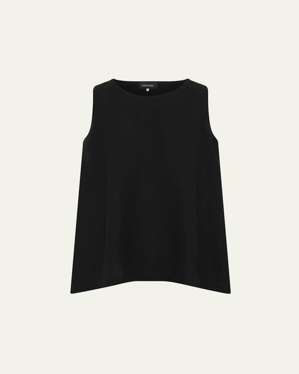 A-Line Round Neck Shell (Mid Plus Length)